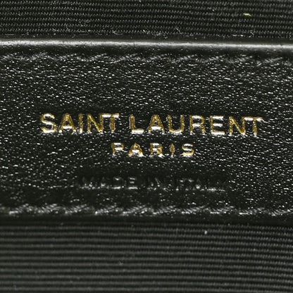 Saint Laurent Crinkled Calfskin Matelasse Monogram Medium Niki Chain Satchel Neon Yellow 6 of 9