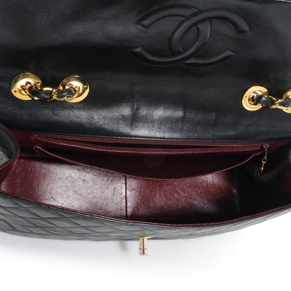 Chanel Lambskin XL Jumbo Flap Black 5 of 9