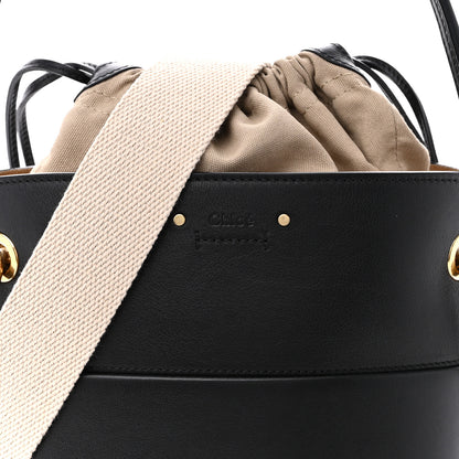 Chloe Smooth Calfskin Small Roy Bucket Bag Black 8 of 11