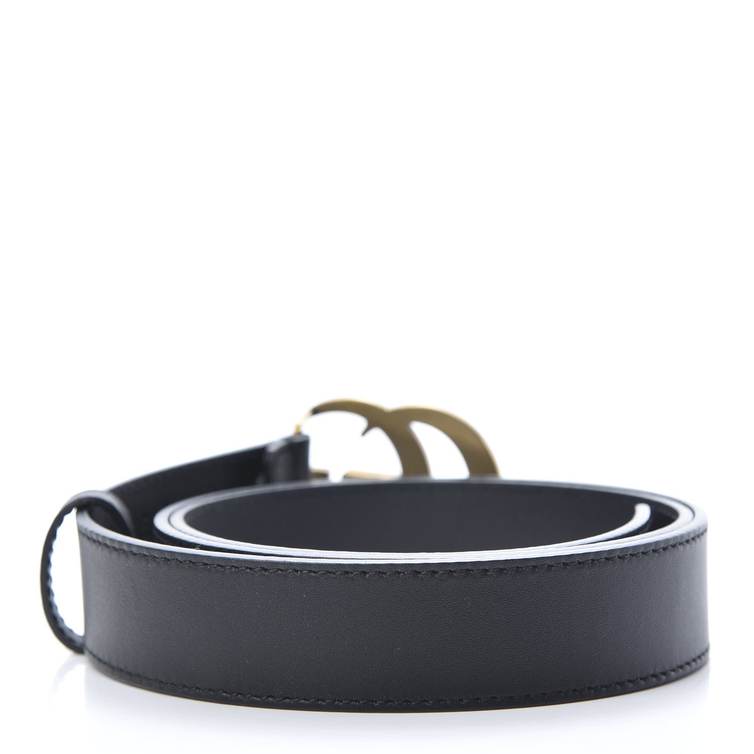 Gucci Calfskin Double G 30mm Belt 90 36 Black 2 of 5
