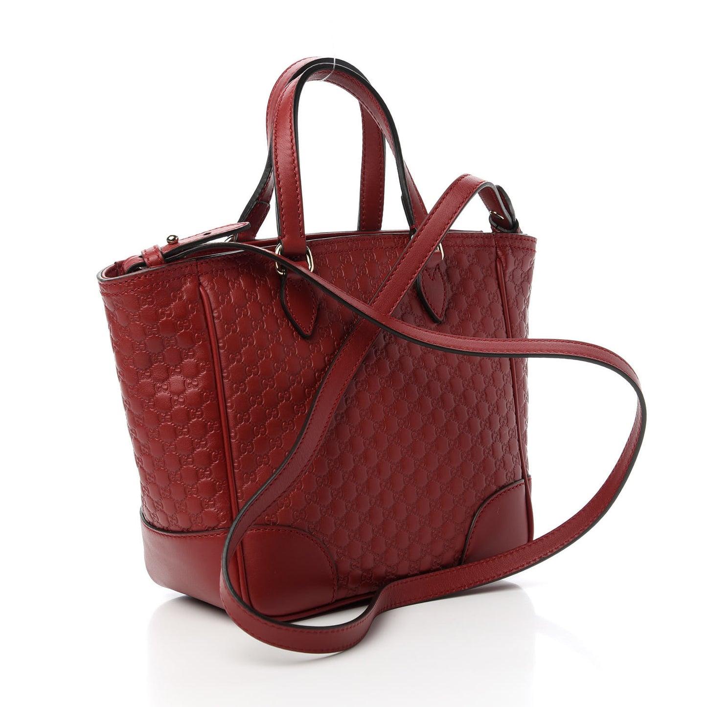 Microguccissima Small Bree Tote Red