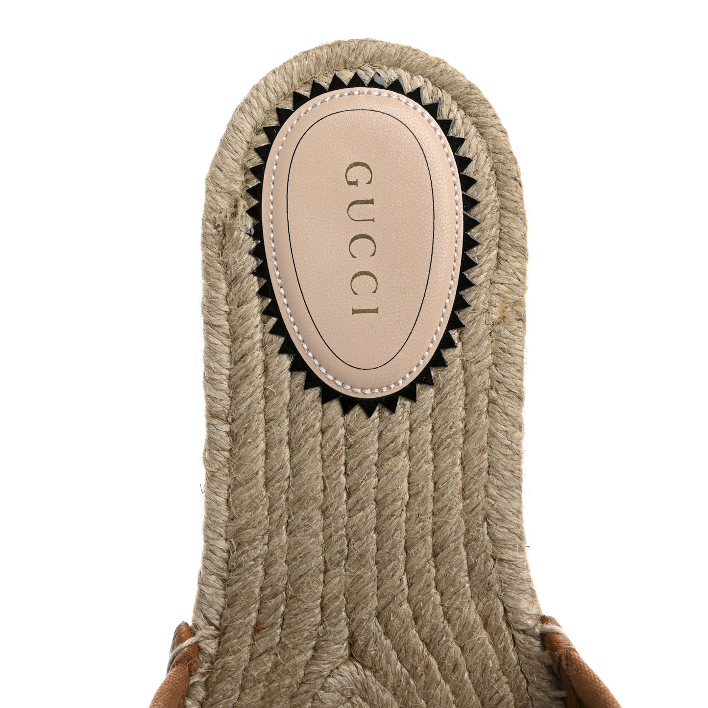 Canvas Interlocking G Damita Espadrille Sandals 39 Blondie Cognac
