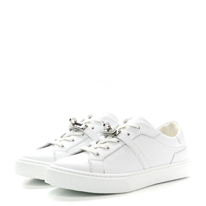 Hermes Calfskin Day Sneakers 37.5 White 3 of 7