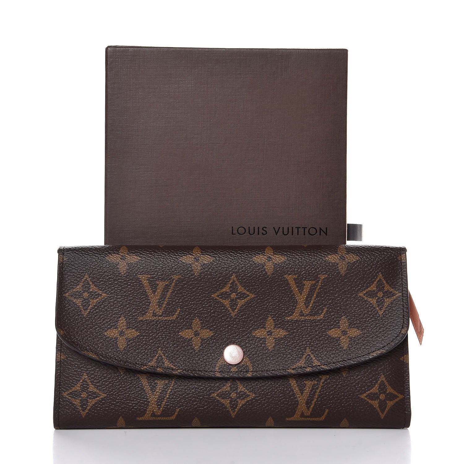 Louis Vuitton Monogram Emilie Wallet Rose Nacre 8 of 8