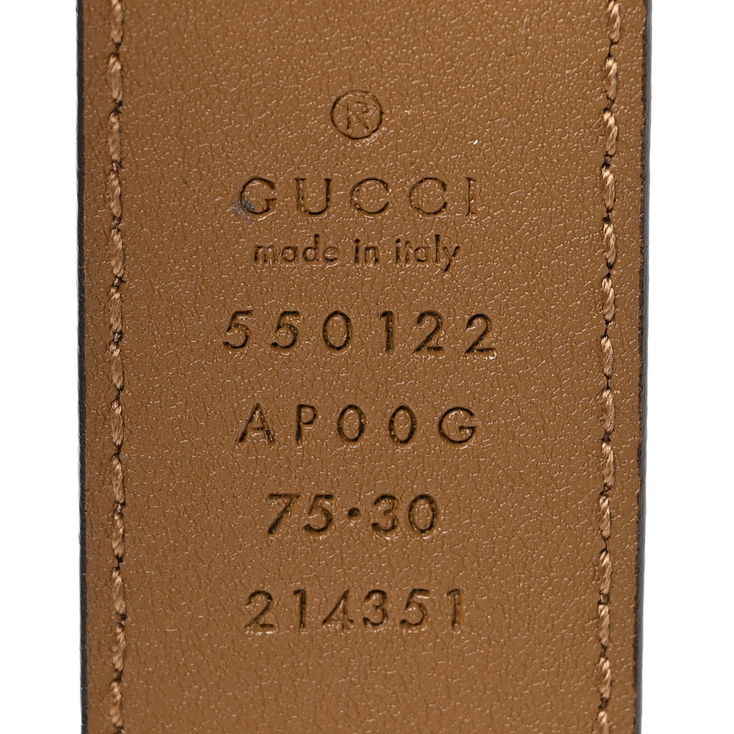 Calfskin Zumi 30mm Belt 75 30 75 30 Taupe