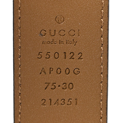 Gucci Calfskin Zumi 30mm Belt 75 30 75 30 Taupe 3 of 4