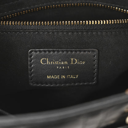 Christian Dior Lambskin Cannage Small My ABCDior Lady Dior Black 6 of 10