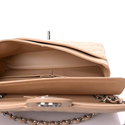 Chanel Caviar Quilted Medium Double Flap Beige Clair 4 of 9