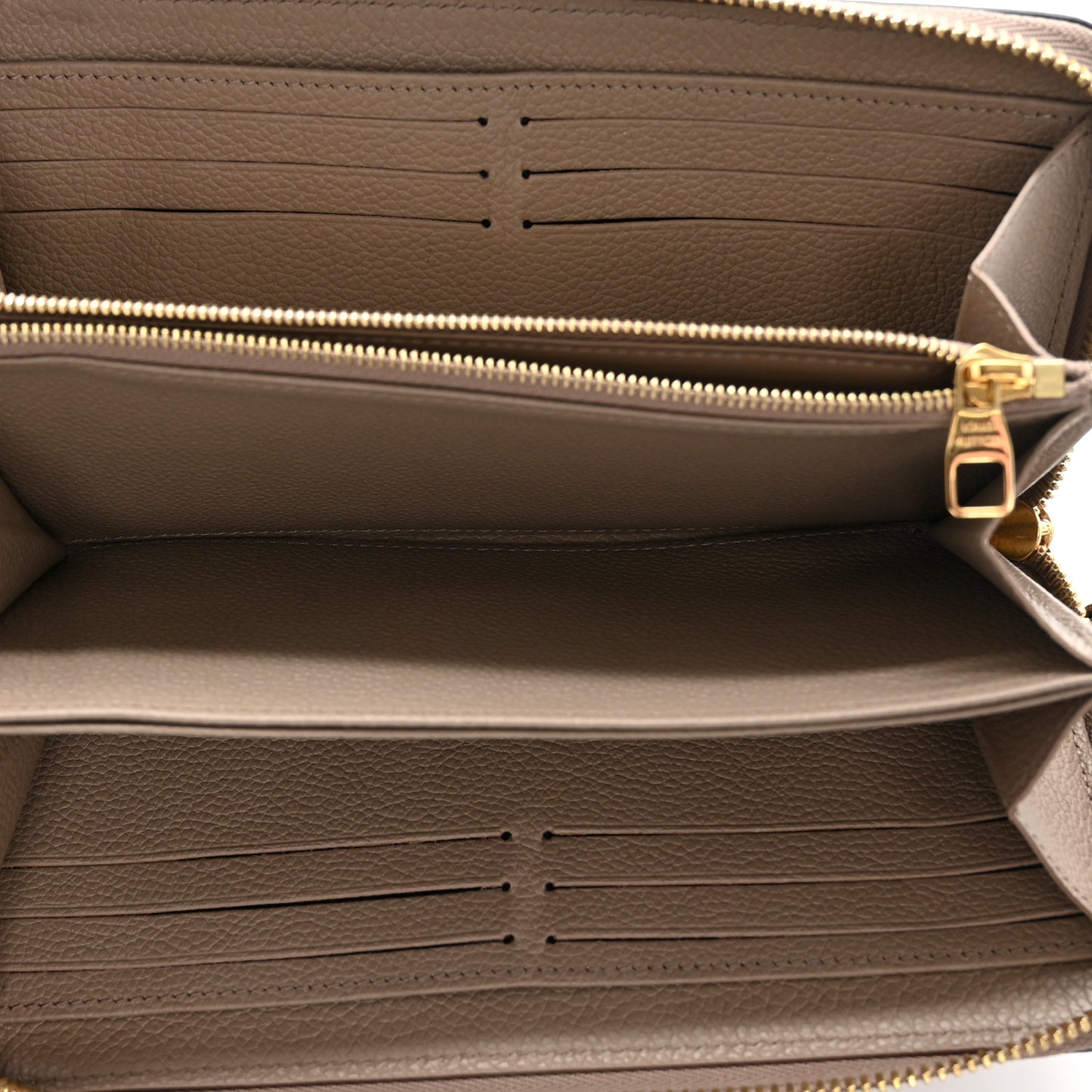 Empreinte Monogram Giant Zippy Wallet Tourterelle Creme