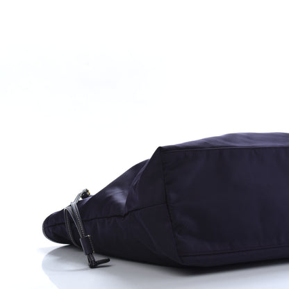 Prada Tessuto Nylon Saffiano Tote Purple 6 of 10