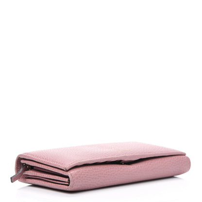 Gucci Dollar Calfskin Continental Wallet Soft Pink 3 of 5