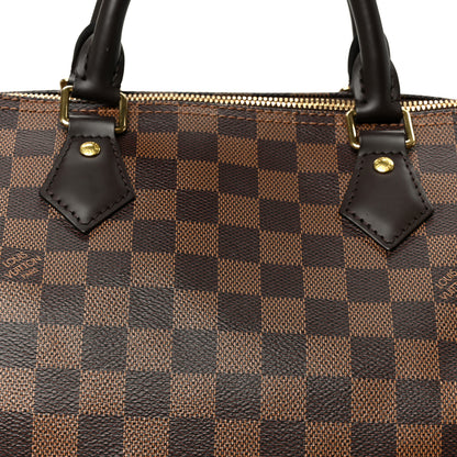 Louis Vuitton Damier Ebene Speedy Bandouliere 30 9 of 11