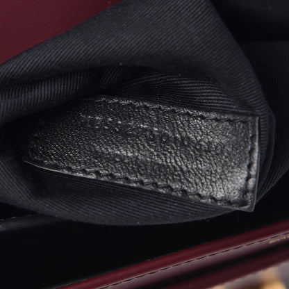 Saint Laurent Calfskin Monogram Marceau Crossbody Bag Rouge Legion 6 of 8