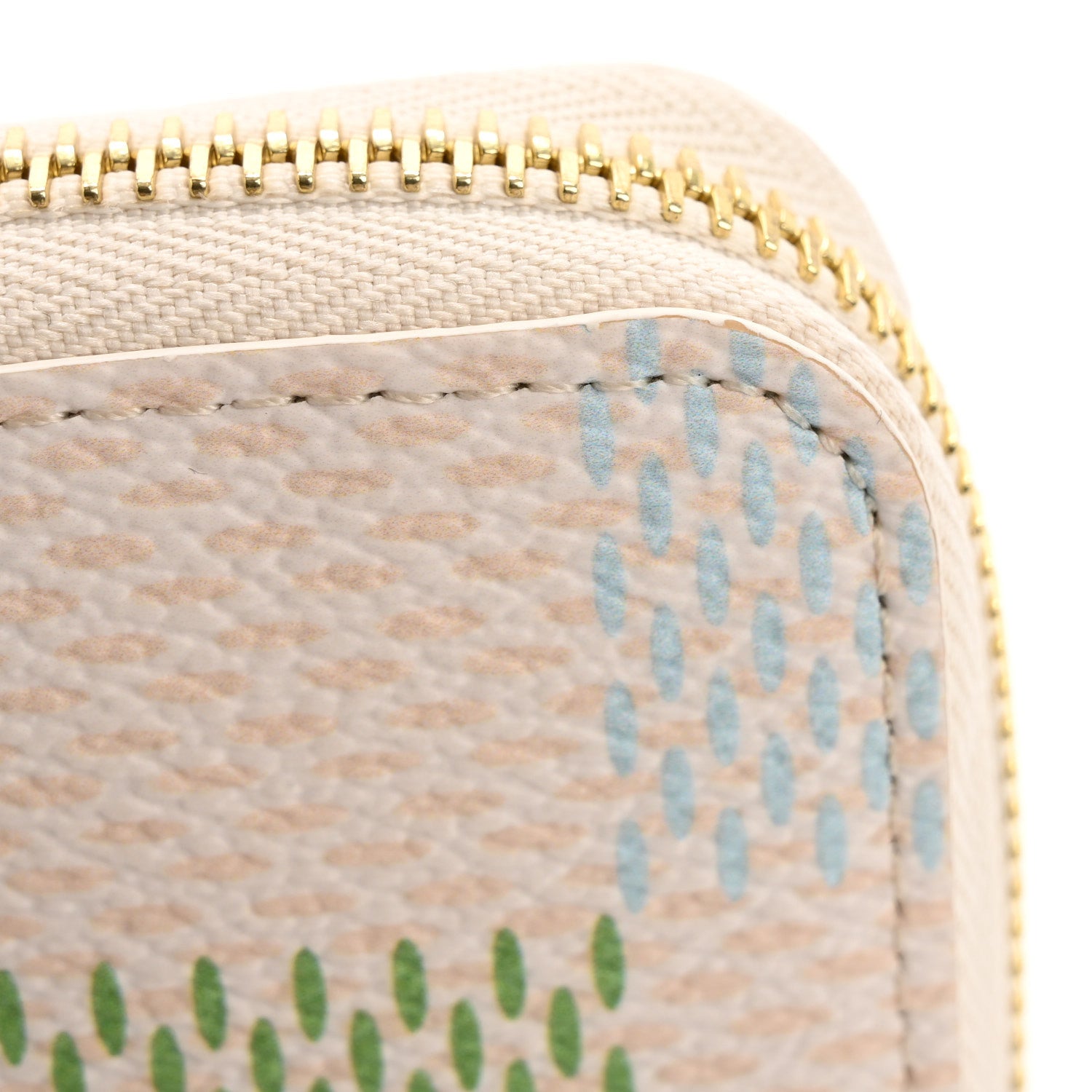Louis Vuitton Damierlicious Zippy Wallet Pistachio Green 10 of 10
