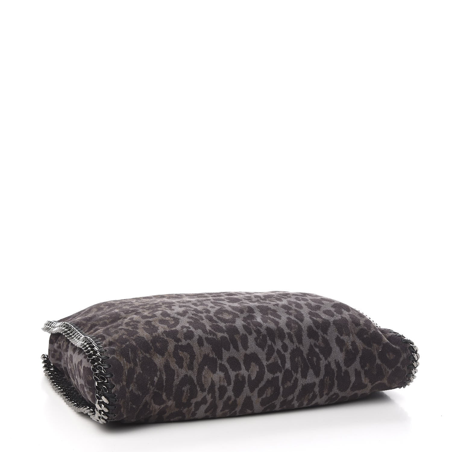 Stella McCartney Leopard Shaggy Deer Small Falabella Tote Grey 4 of 10