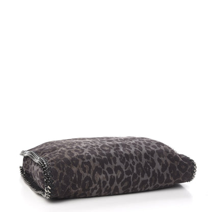 Stella McCartney Leopard Shaggy Deer Small Falabella Tote Grey 4 of 10