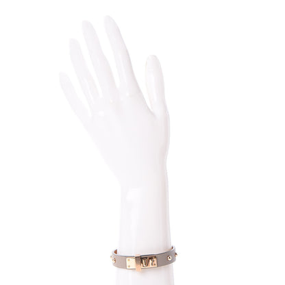 Hermes Swift Mini Dog Clous Ronds Bracelet T3 Gris Asphalte 2 of 8