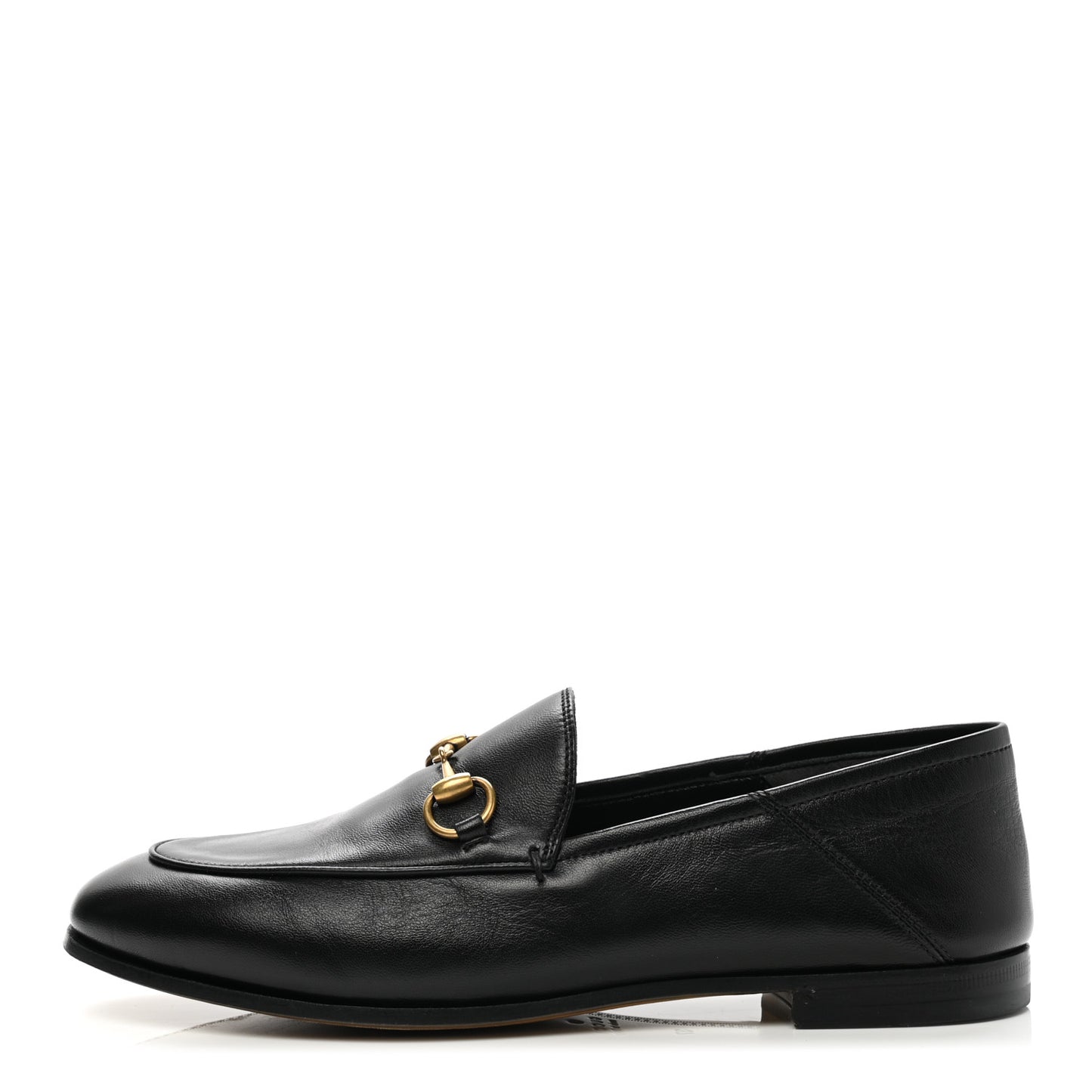 Lambskin Womens Brixton Horsebit Loafers 37 Black