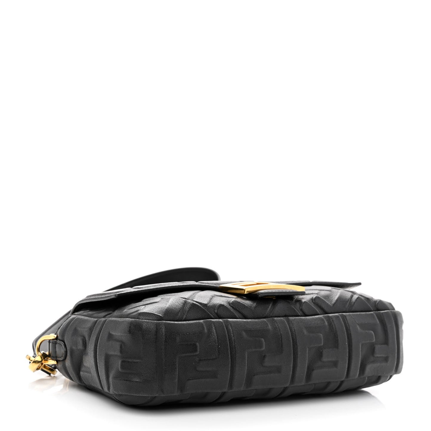 Nappa FF 1974 Embossed Baguette Black