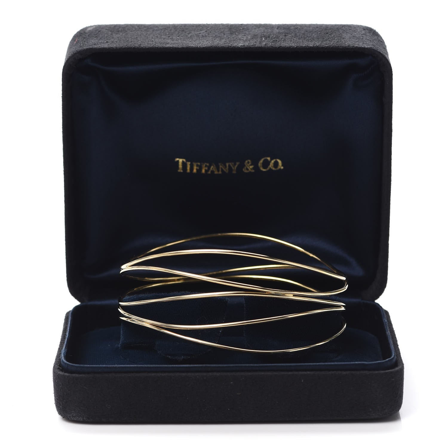 Tiffany 18K Yellow Gold Elsa Peretti Wave Five-Row Bracelet 5 of 5