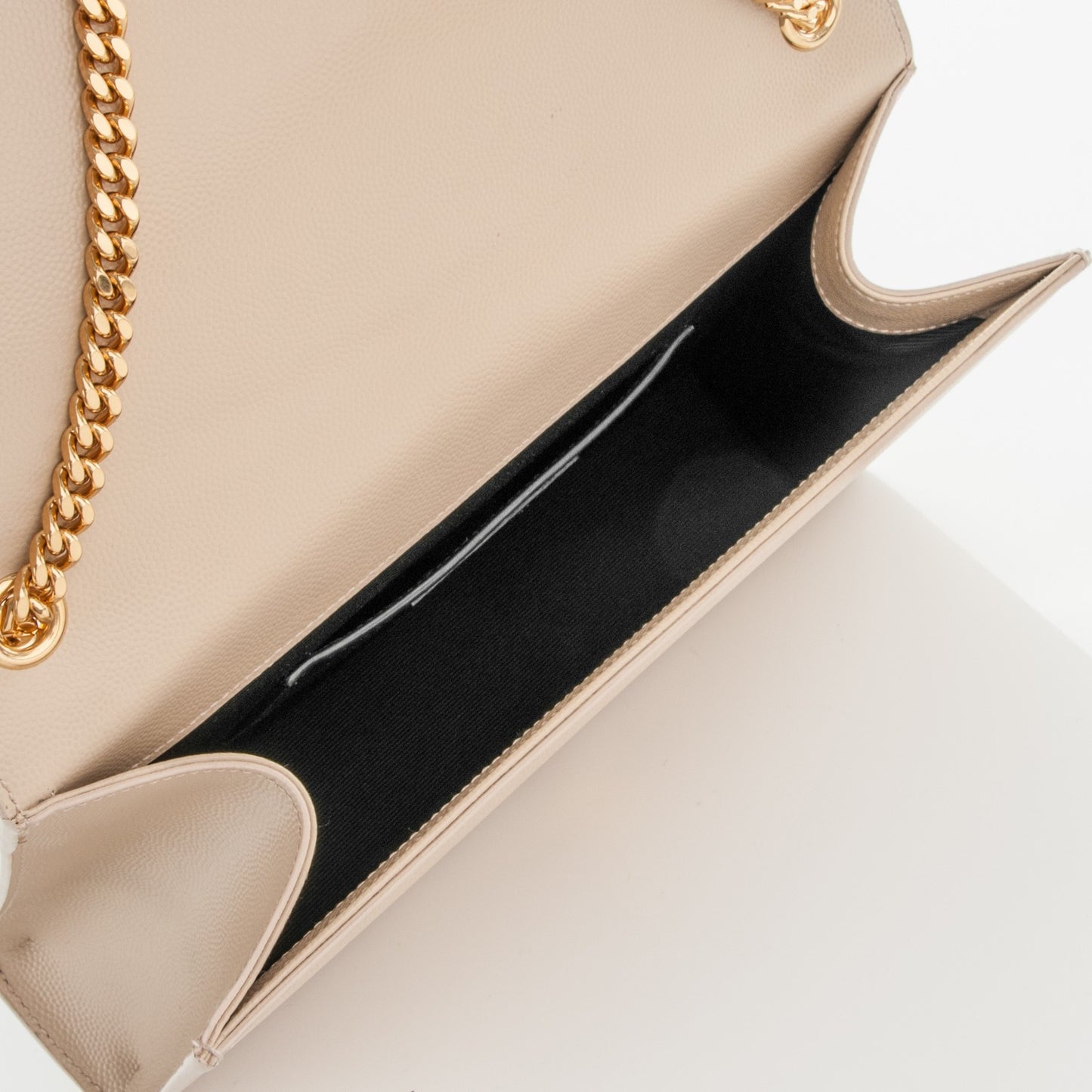 Grain De Poudre Medium Monogram Kate Satchel Nude Powder