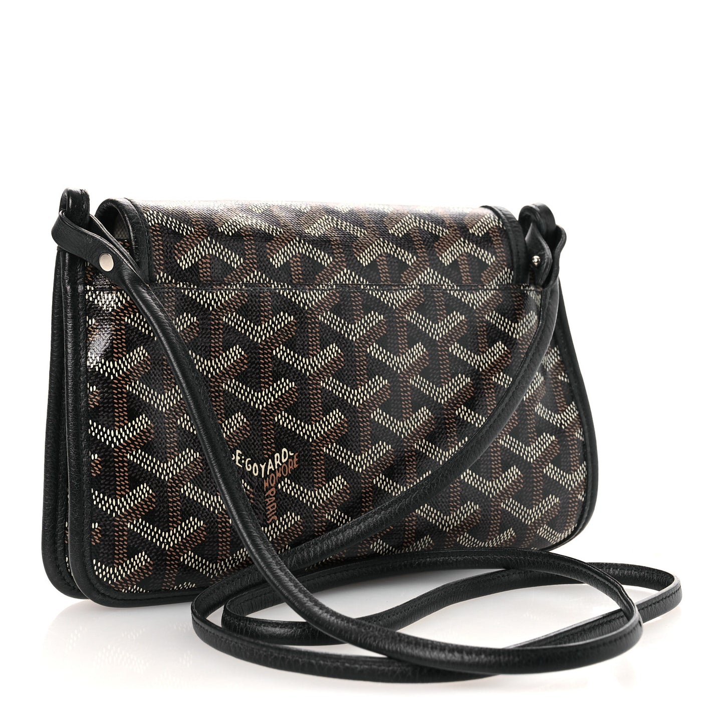Goyardine Plumet Wallet Clutch Black