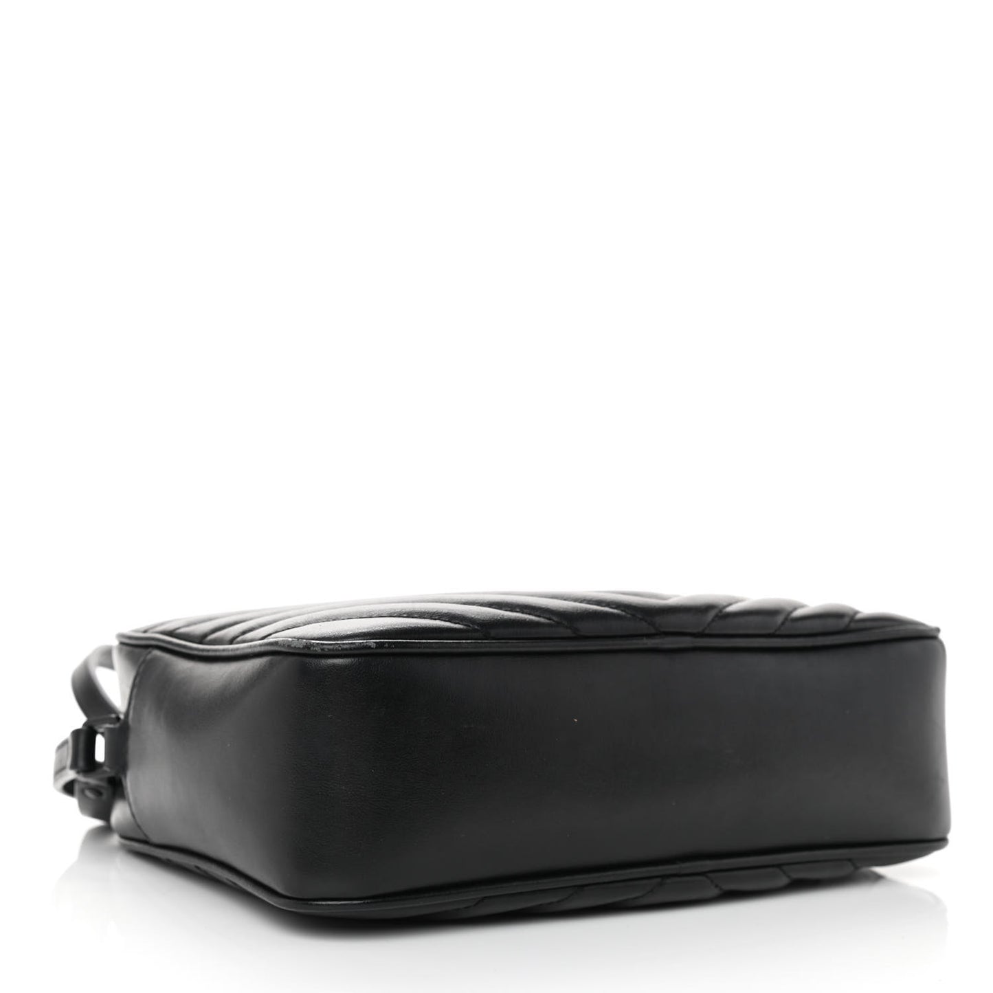 Calfskin Matelasse Monogram Monochrome Lou Camera Bag Black