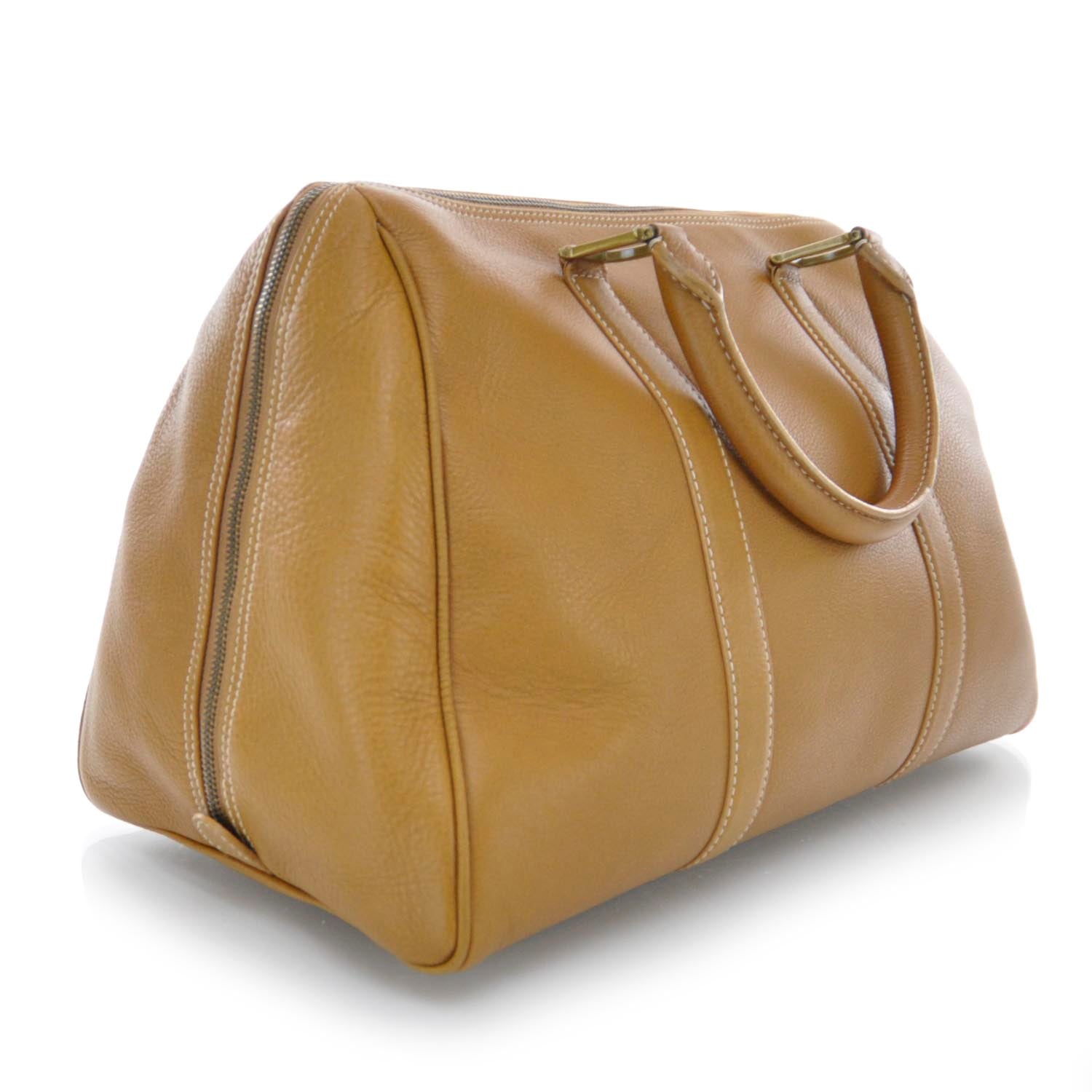 Christian Dior Leather Tote Camel 3 of 8