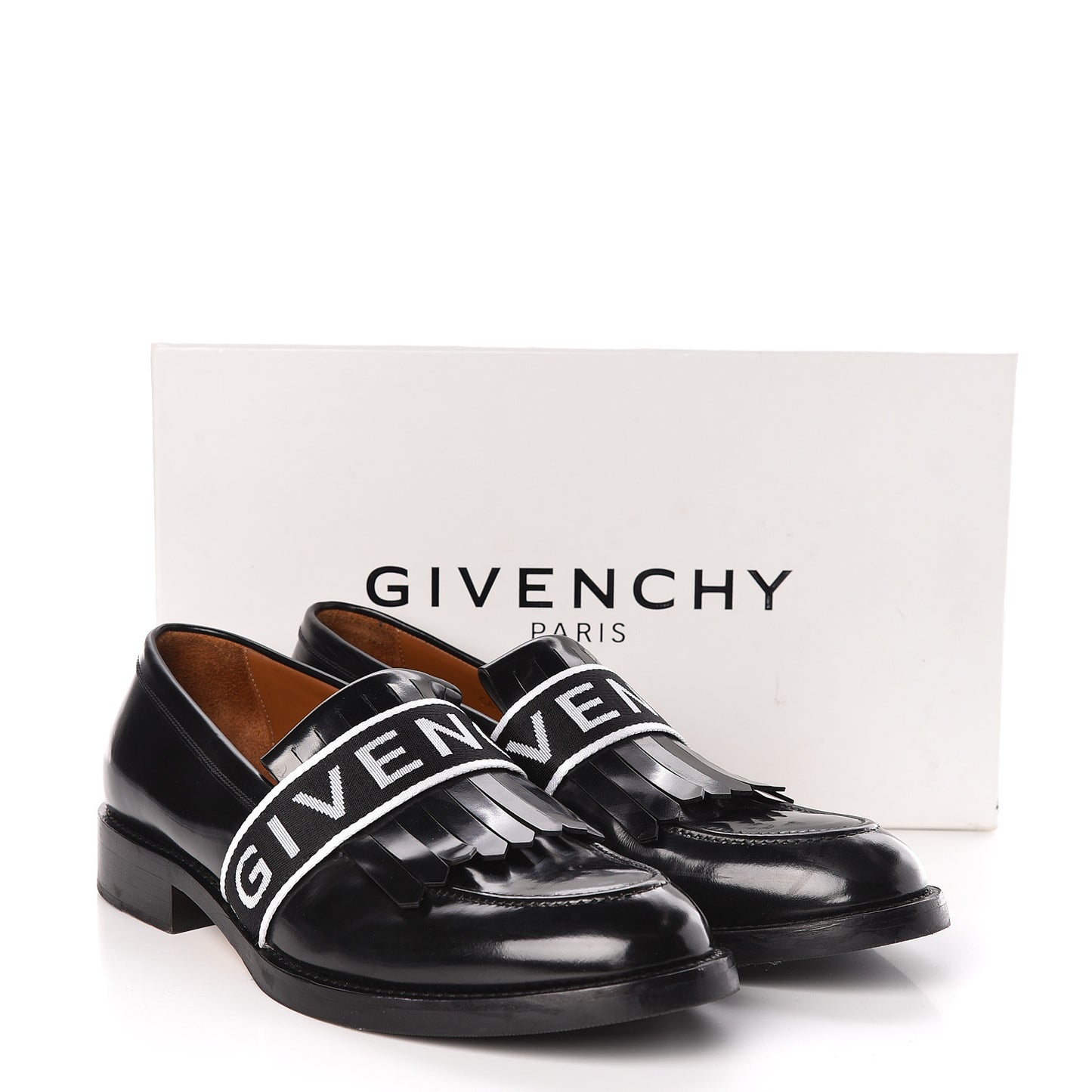 Calfskin Mens Cruz Penny Loafer 42 Black
