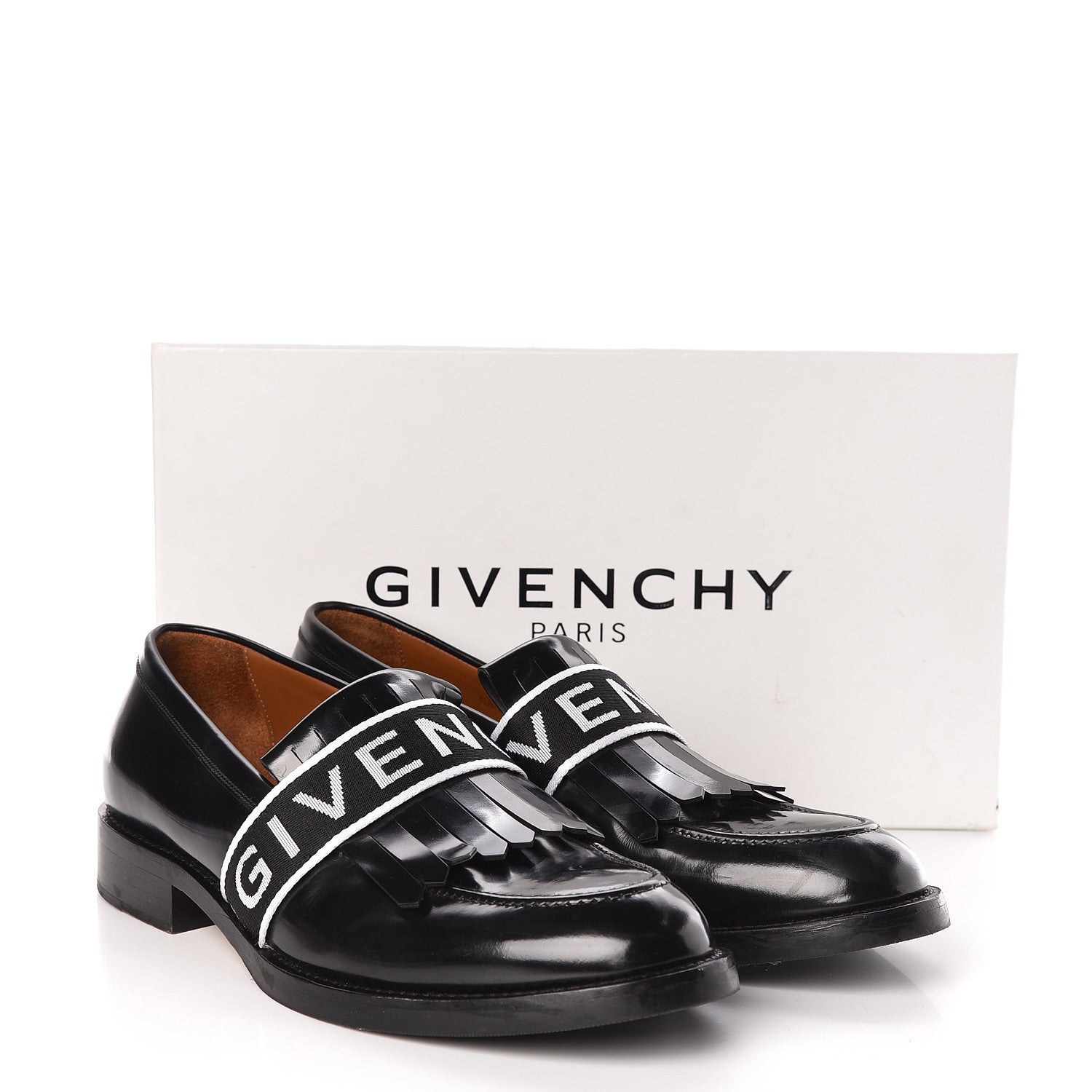 Givenchy Calfskin Mens Cruz Penny Loafer 42 Black 11 of 11