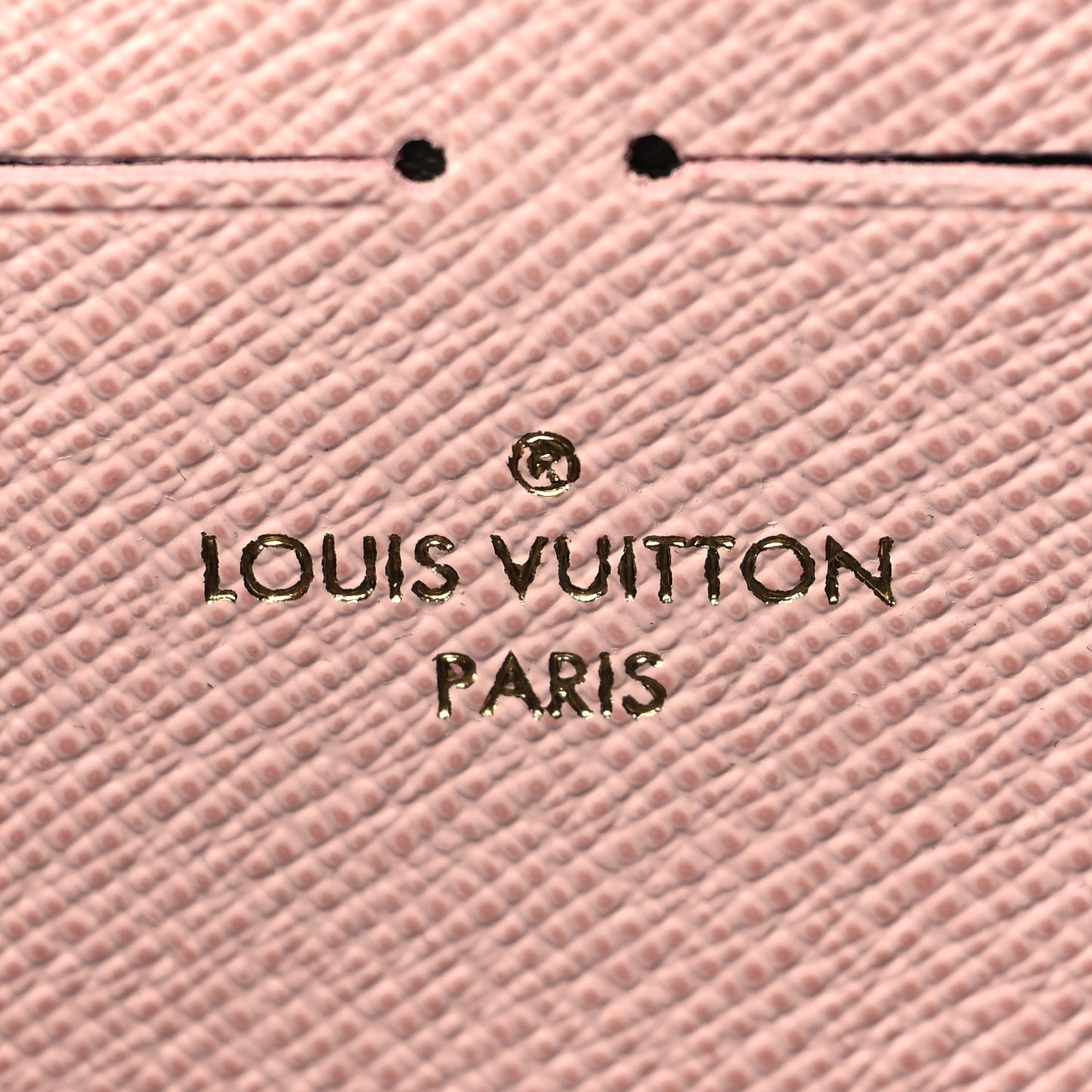 Monogram Clemence Wallet Rose Ballerine