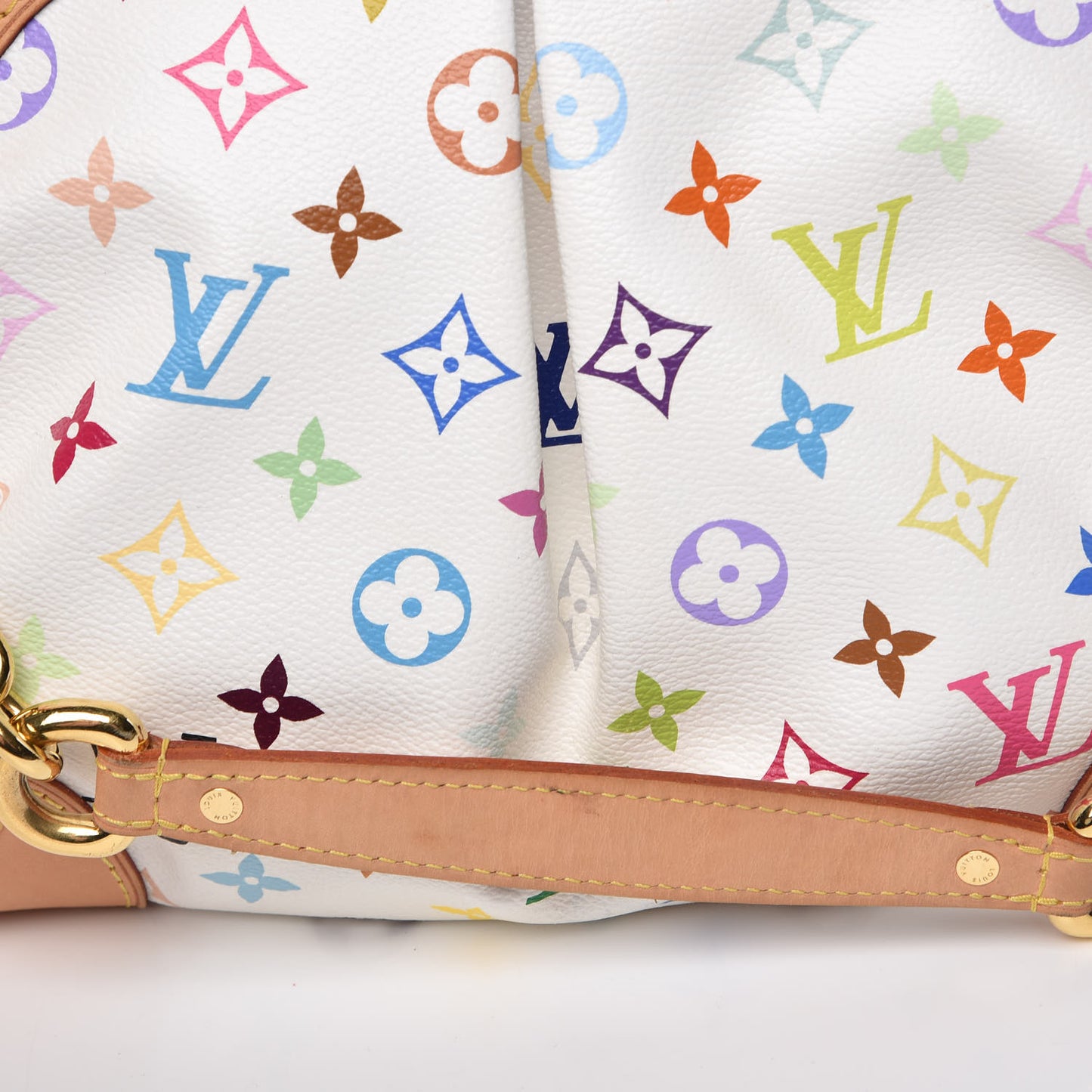 Monogram Multicolor Judy MM White