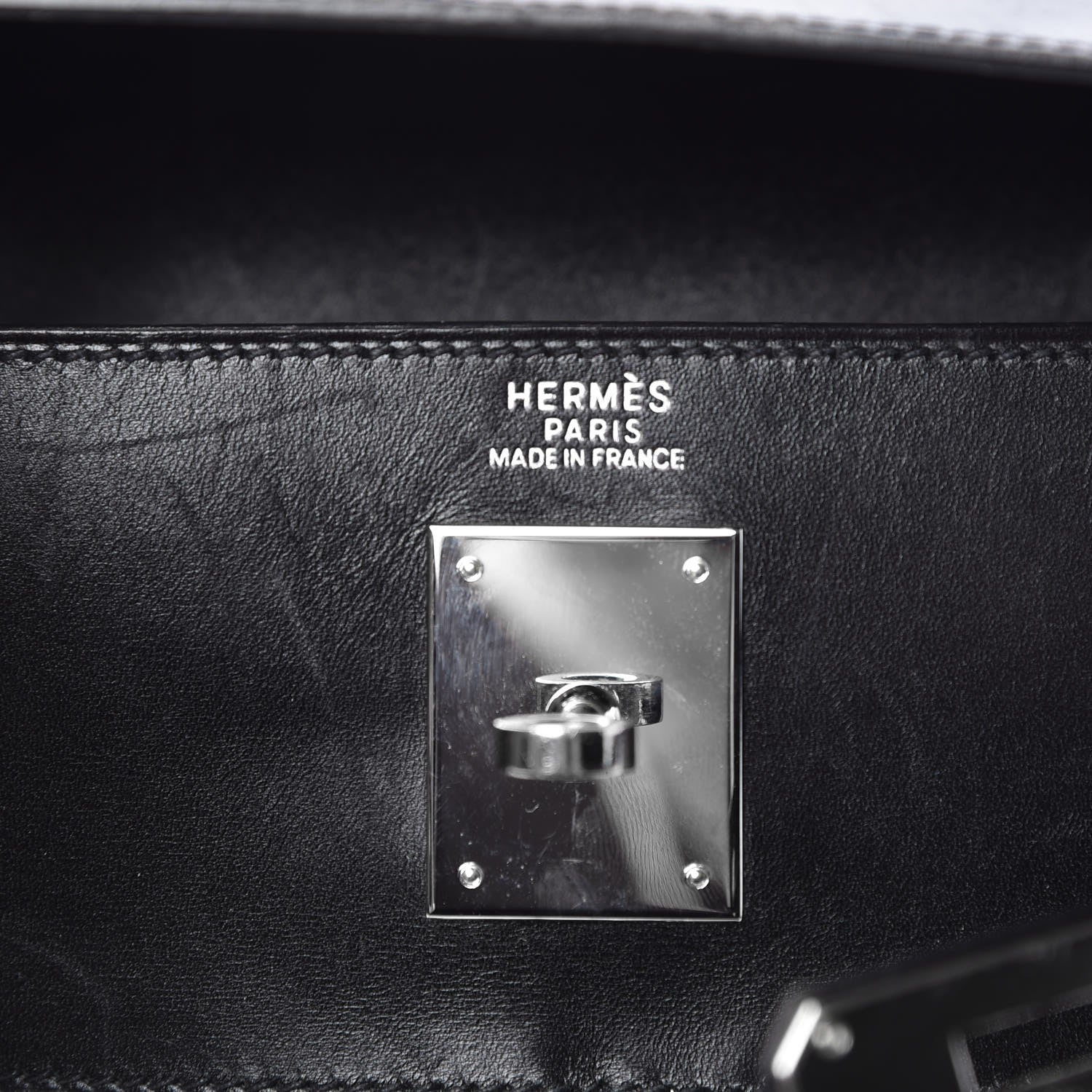 Hermes Box Toile Lakis Kelly Black 7 of 10