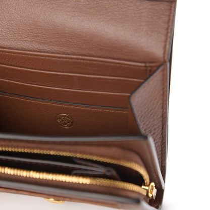 Mulberry Small Classic Grain Small Continental French Purse Wallet Oak 9 of 11