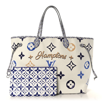 Louis Vuitton Monogram Canvas By The Pool Hamptons 2.0 Neverfull GM Blue 1 of 9