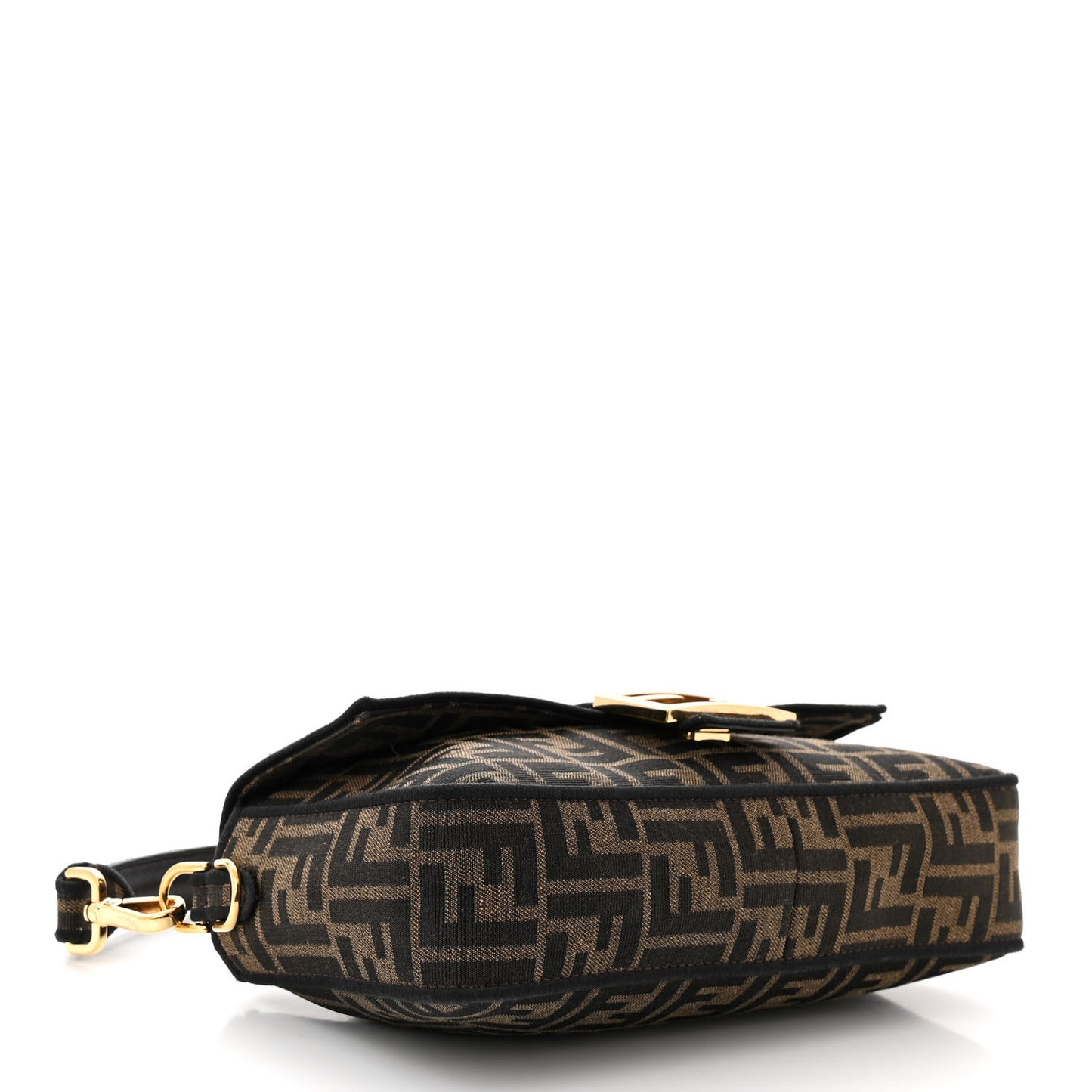 Fabric Jacquard FF 1974 Medium Baguette Tobacco Moro Black