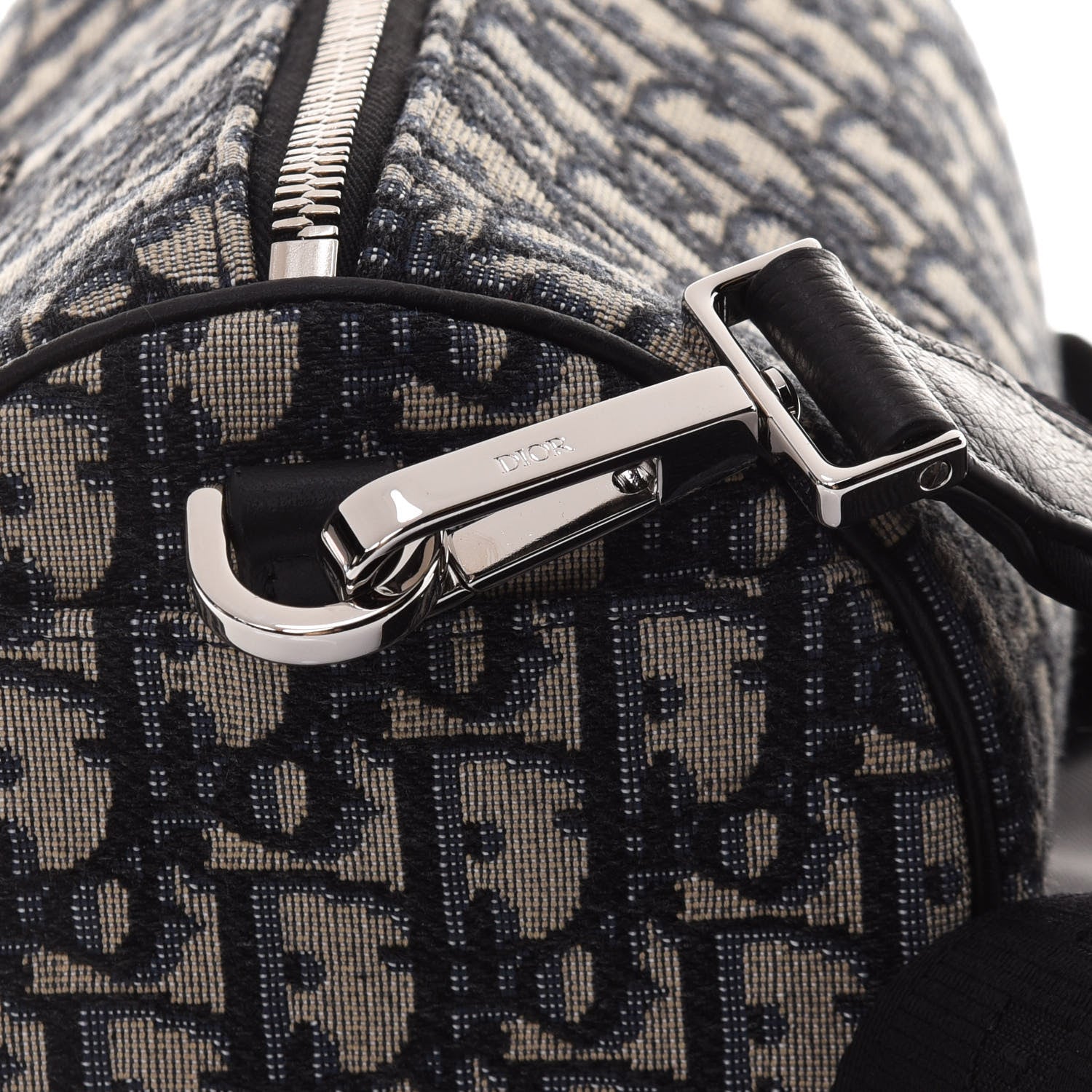 Christian Dior Oblique Roller Messenger Bag Blue 9 of 12