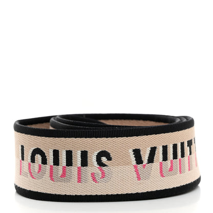 Louis Vuitton Jacquard Diane Shoulder Strap Black 2 of 3