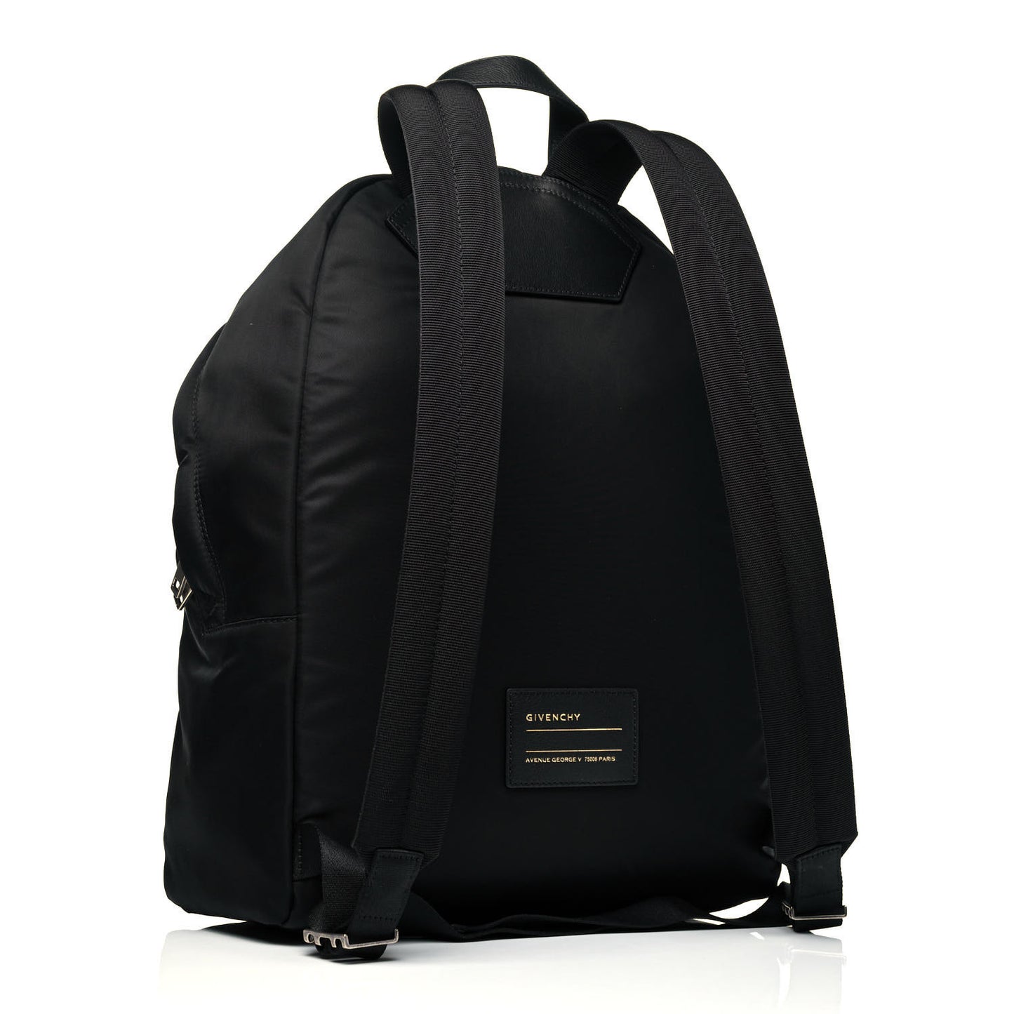Nylon Urban Backpack Black White
