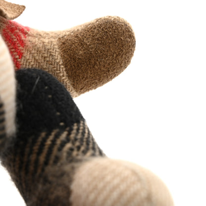Burberry Cashmere Check Thomas Bear Keychain Charm 7 of 7