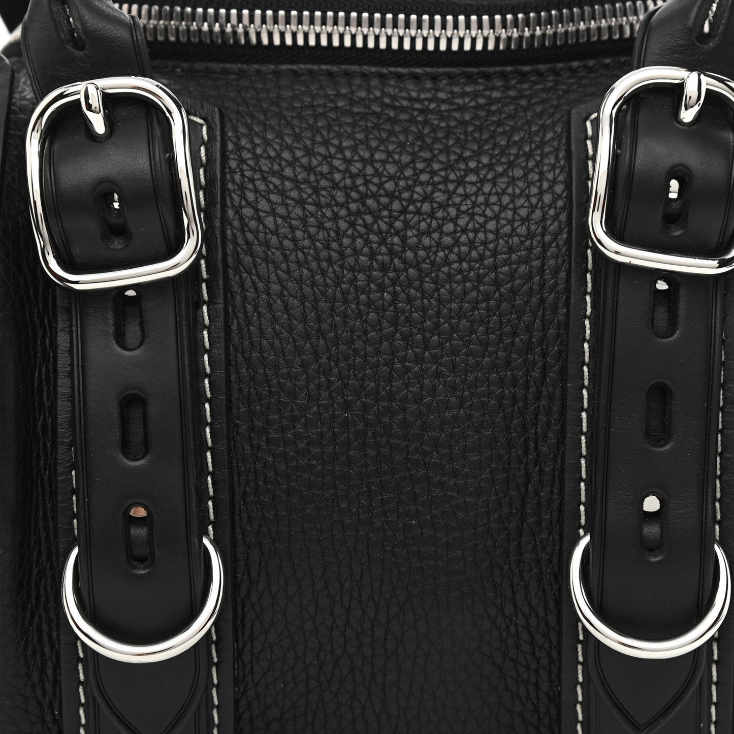 Pebbled Lambskin Mini Rockie Black