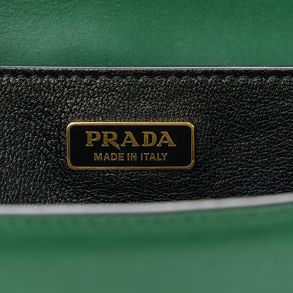 Prada City Calf Saffiano Cahier Bag Biliardo Black 6 of 10