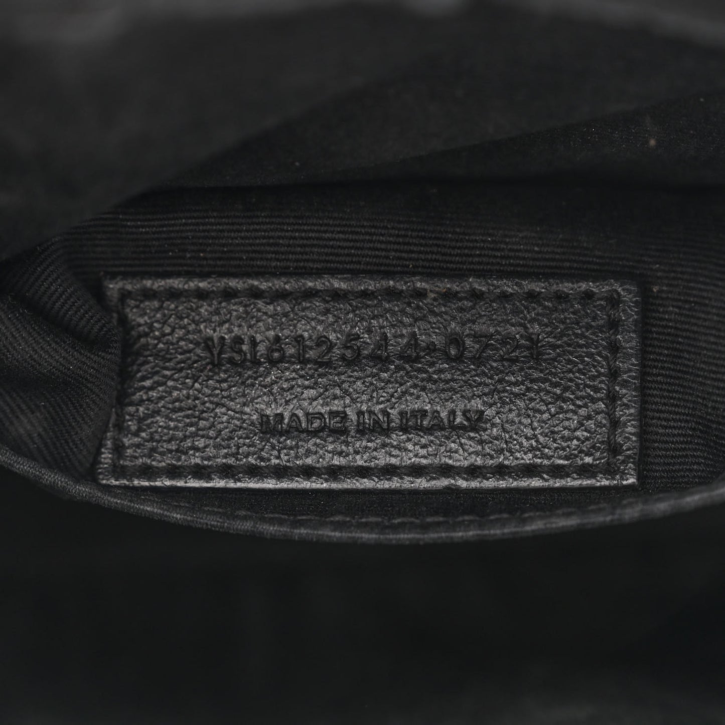 Calfskin Matelasse Monogram Monochrome Lou Camera Bag Black
