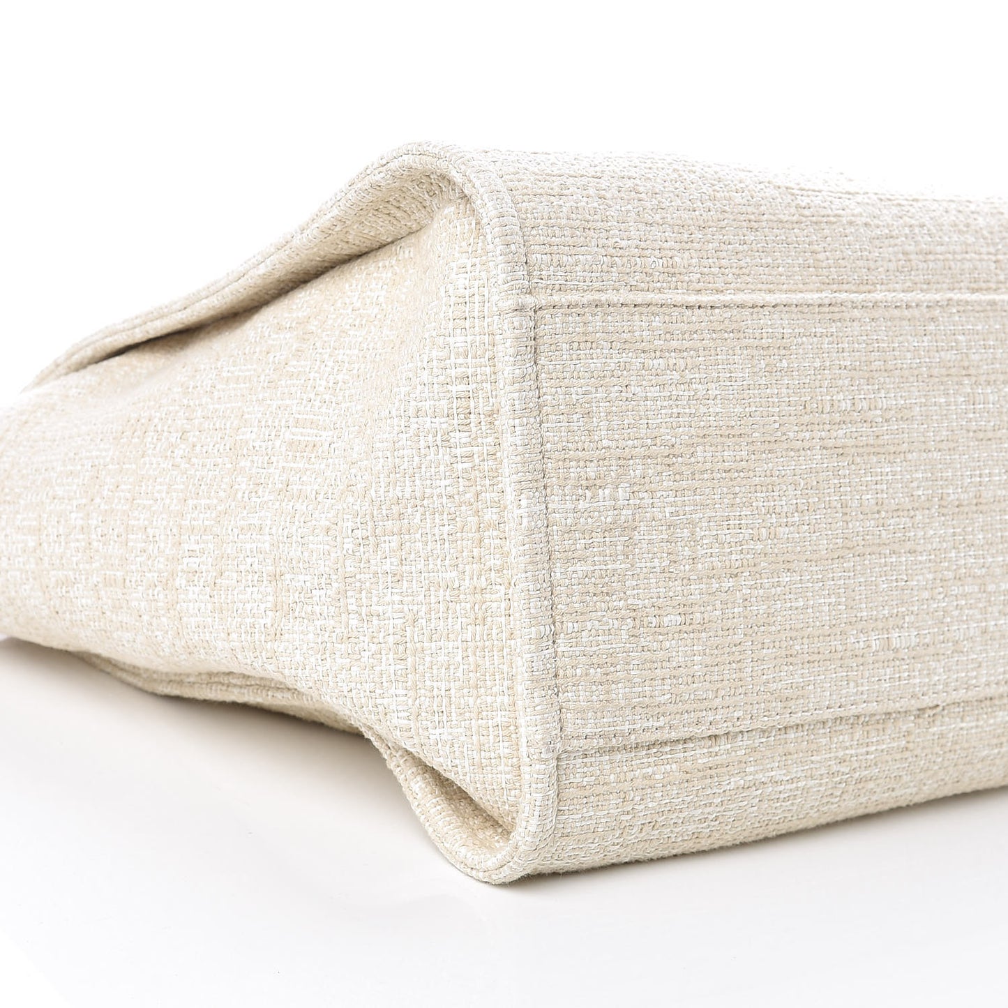 Canvas Large Deauville Tote Light Beige
