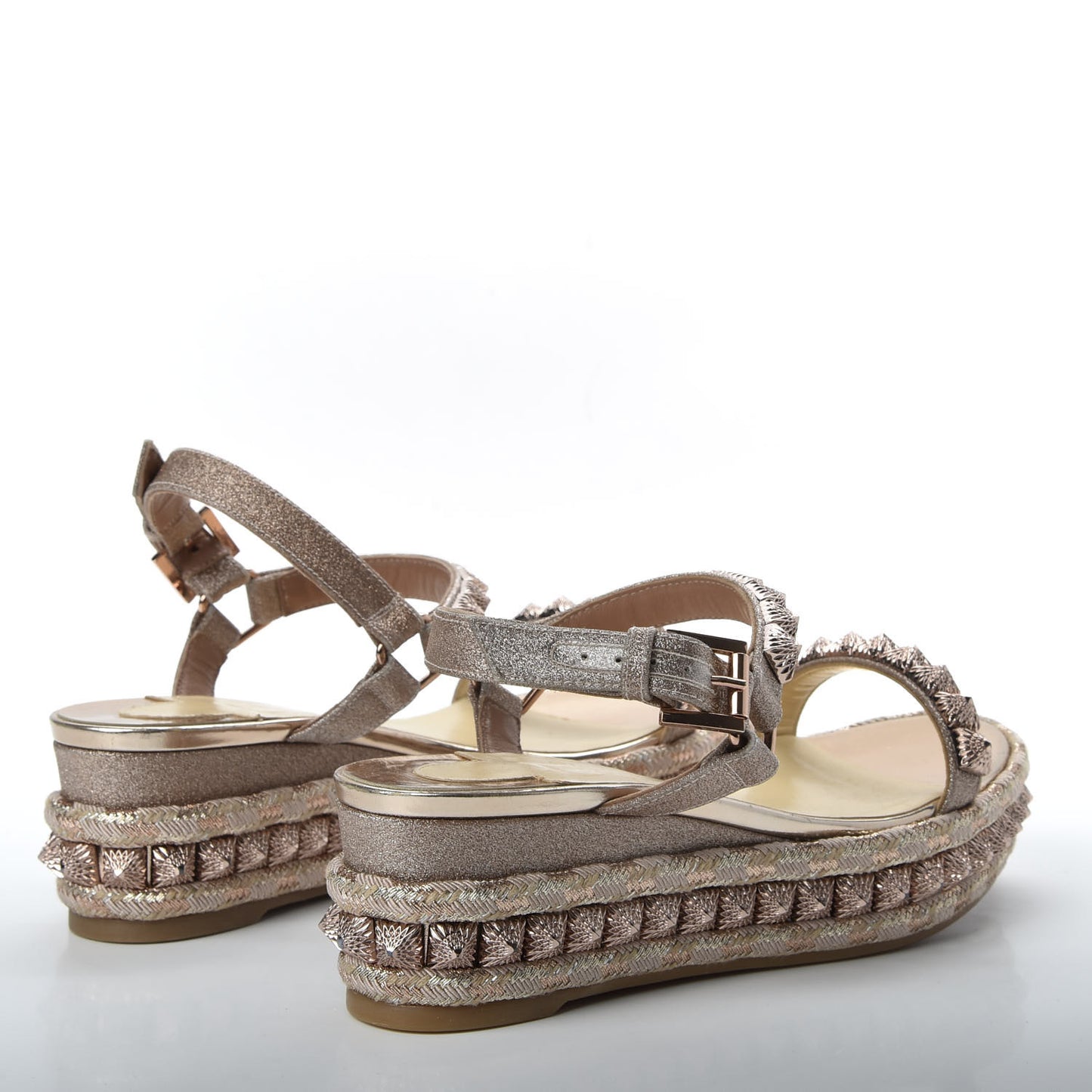 Glitter Mini Specchio Vintage Pyraclou 60 Platform Sandals 36 Courtisane