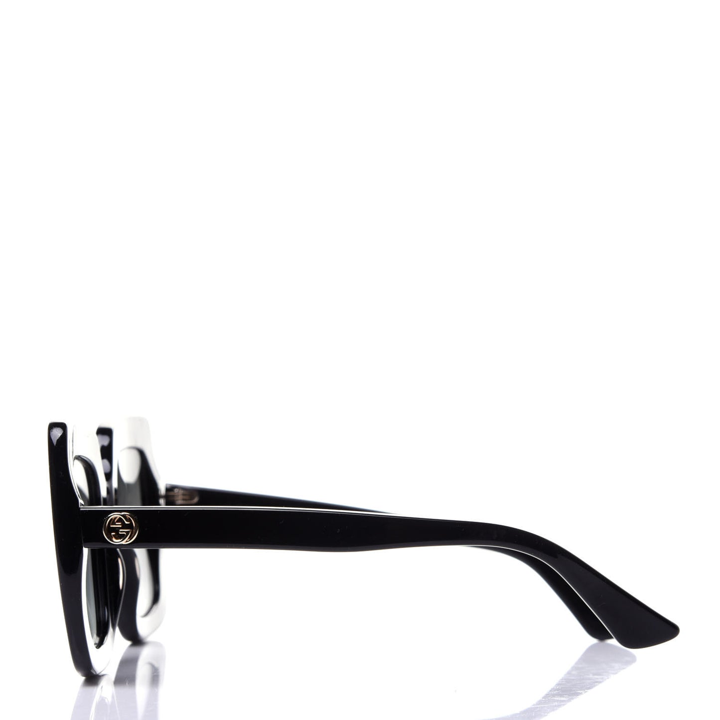Acetate Square Frame Sunglasses GG0053S Black