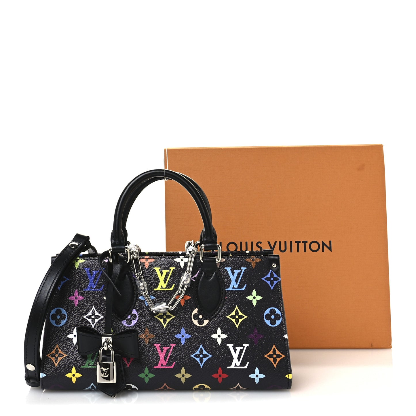 LV X TM Monogram Multicolor OnTheGo East West Black