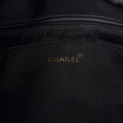 Chanel Canvas Chain Jumbo CC Tote Black 7 of 11