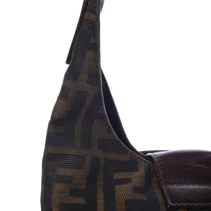 Fendi Zucca Small Hobo Tobacco 14 of 16