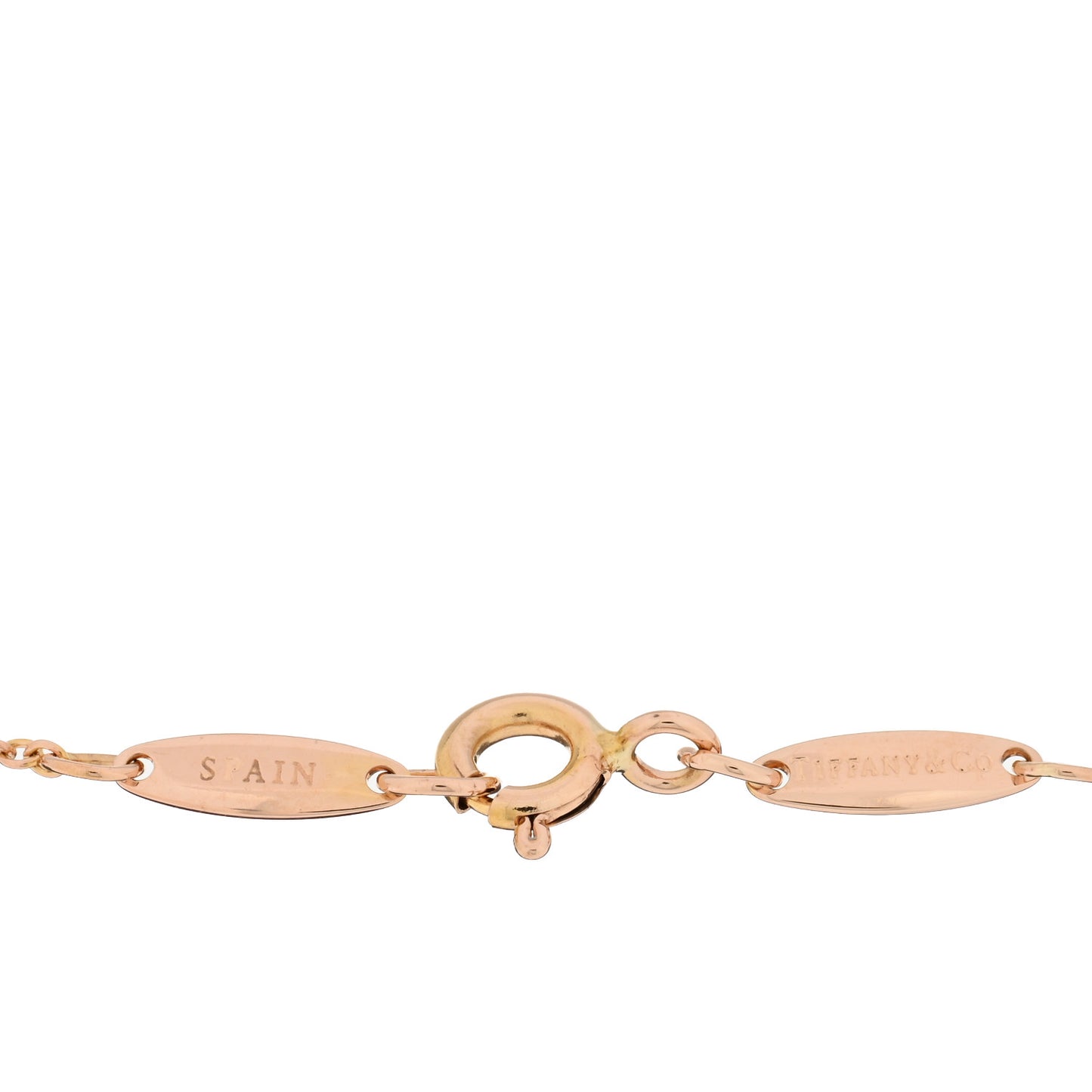 18K Rose Gold Diamond .08ct Elsa Peretti Diamonds by the Yard Bracelet